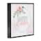 Stupell Industries Happy Easter Round Floral Border Pastel Pink Design Framed Giclee Art